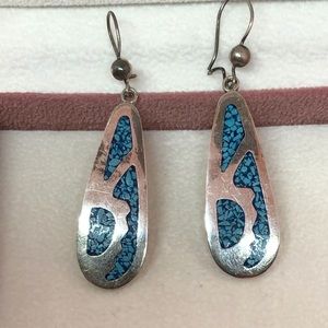 Taxco 925 Sterling Silver with Turquoise Inlay